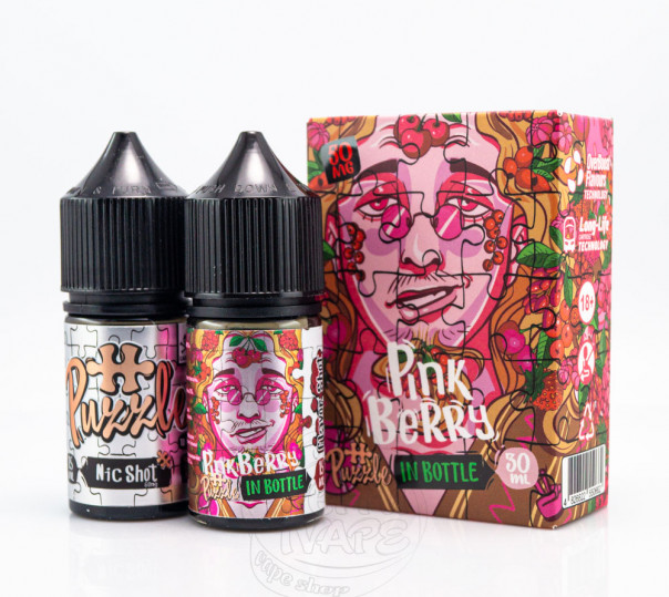 Рідина In Bottle Puzzle Salt Pink Berry 30ml 30mg зі смаком ягід (набір компонентів) Рідина In Bottle Puzzle Salt Pink Berry 30ml 30mg зі смаком ягід (набір компонентів)