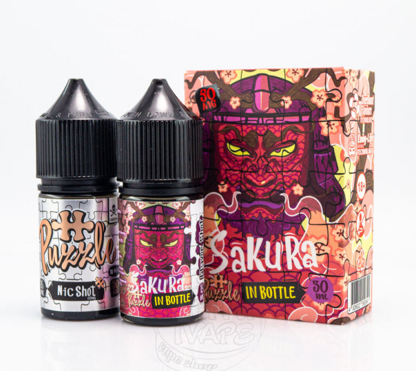 Жидкость In Bottle Puzzle Salt Sakura 30ml 30mg (набор компонентов) Жидкость In Bottle Puzzle Salt Sakura 30ml 30mg (набор компонентов)