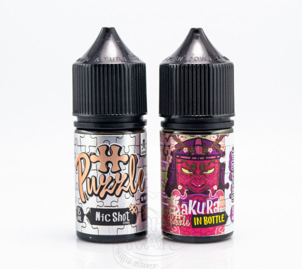 Жидкость In Bottle Puzzle Salt Sakura 30ml 30mg (набор компонентов)