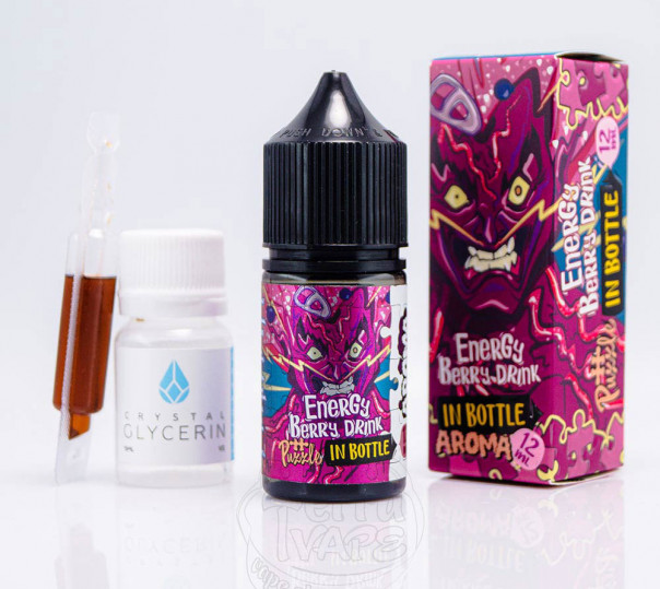 Жидкость In Bottle Puzzle Salt Energy Berry Drink 30ml 50mg со вкусом ягодного энергетика (набор компонентов)