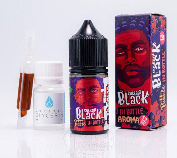 Рідина In Bottle Puzzle Salt Blackcurrant 30ml 50mg зі смаком чорної смородини (набір компонентів)