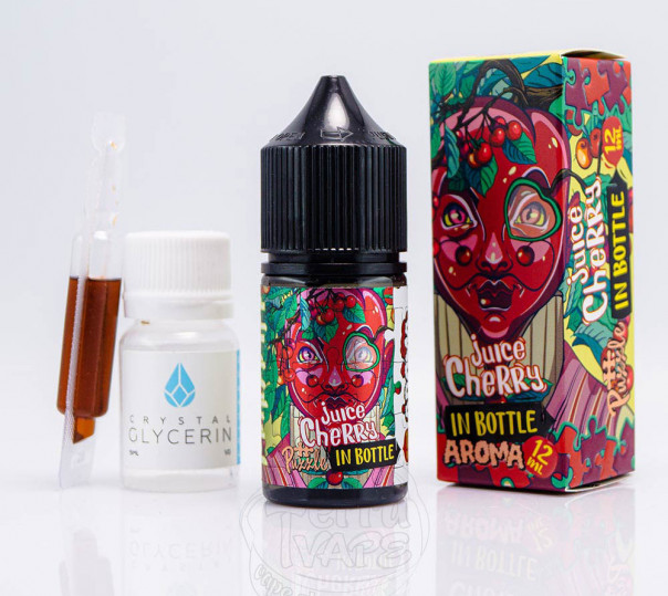 Жидкость In Bottle Puzzle Salt Cherry Juice 30ml 50mg на солевом никотине со вкусом вишневого сока