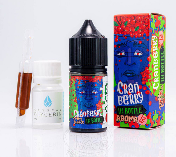 Рідина In Bottle Puzzle Salt Cranberry 30ml 50mg зі смаком журавлини (набір компонентів)