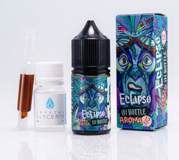 Рідина In Bottle Puzzle Salt Eclipse 30ml 50mg зі смаком фруктової жуйки з м'ятою (набір компонентів)