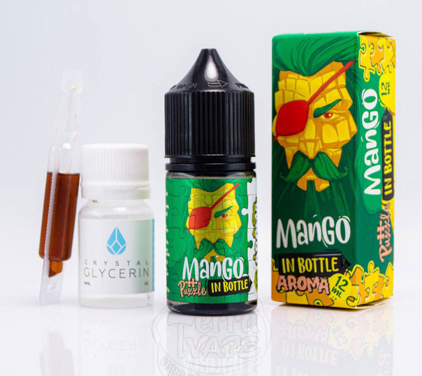 Рідина In Bottle Puzzle Salt Mango 30ml 50mg зі смаком манго (набір компонентів)