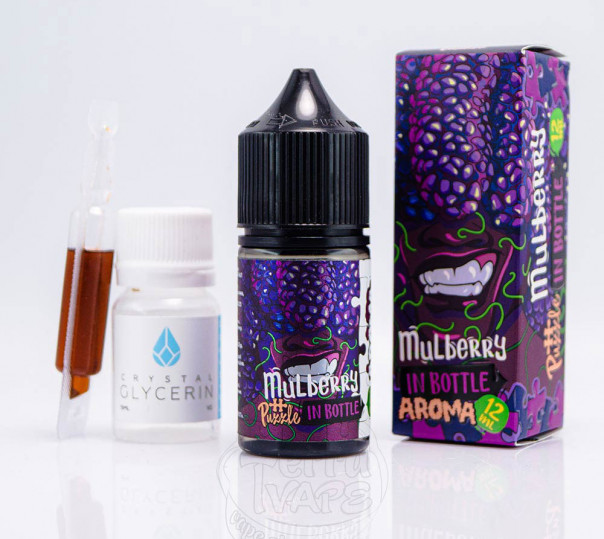 Рідина In Bottle Puzzle Salt Mulberry 30ml 50mg зі смаком шовковиці (набір компонентів)