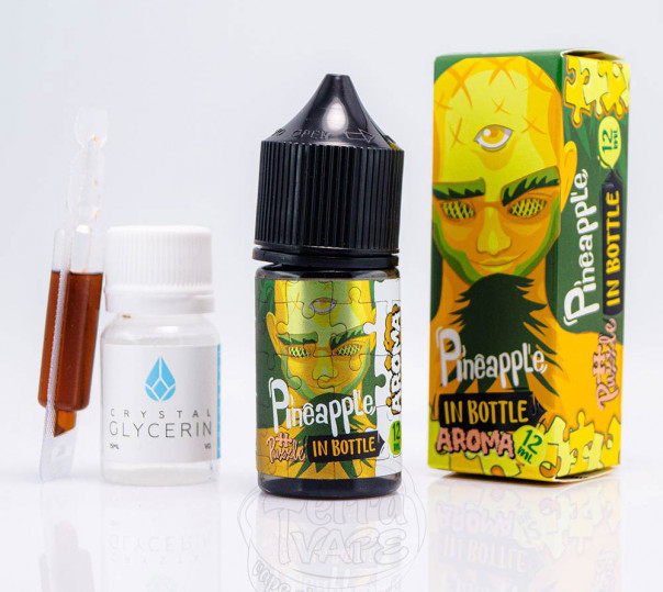 Рідина In Bottle Puzzle Salt Pineapple 30ml 50mg зі смаком ананаса (набір компонентів)