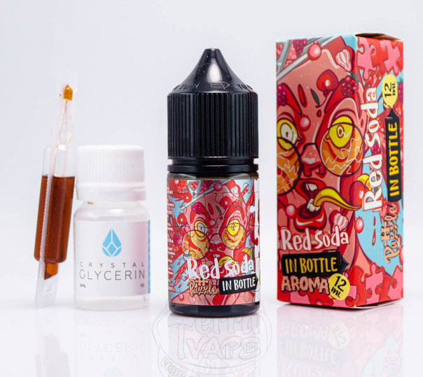 Рідина In Bottle Puzzle Salt Red Soda 30ml 50mg зі смаком ягідної содової (набір компонентів)