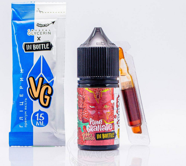Жидкость In Bottle Puzzle Salt Pomegranate 30ml 50mg (набор компонентов) со вкусом граната