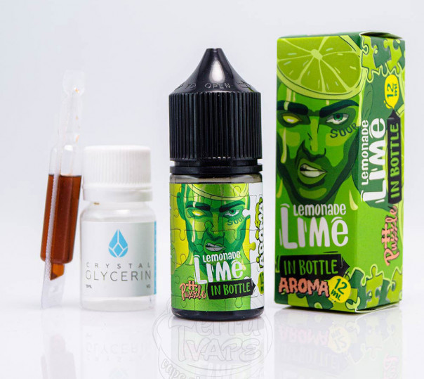 Рідина In Bottle Puzzle Salt Lime Lemonade 30ml 50mg зі смаком лаймового лимонаду (набір компонентів)