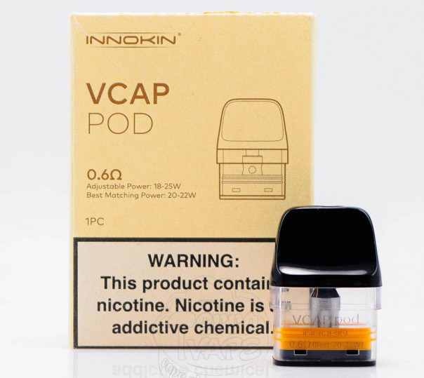 Картридж Innokin VCAP Pod Cartridge 2ml для багаторазової pod-системи Endura V, Endura V Box / Trine Kit, Trine SE Kit, Endura V Pro Kit