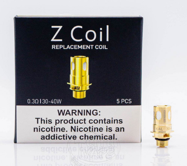 Испаритель Innokin Z Coil 0.3Ом для Zenith Tank/Pro/2/Z-blip/Kroma-Z/Zlide/Go Z/GO Z+ Tank/Coolfire Z50/Z60/Z80 Kit