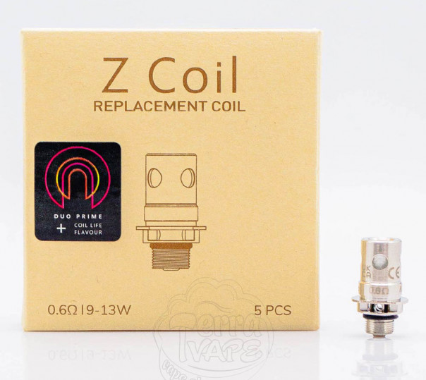 Испаритель Innokin Z Coil 0.6Ом для Zenith Tank/Pro/2/Z-blip/Kroma-Z/Zlide/Go Z/GO Z+ Tank/Coolfire Z50/Z60/Z80 Kit