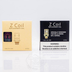 Испаритель Innokin Z Coil для Zenith Tank/Pro/2/Z-blip/Kroma-Z/Zlide/Go Z/GO Z+ Tank/Coolfire Z50/Z60/Z80 Kit