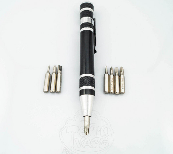 Отвертка-ручка 8 в 1 Aluminum Pen Style Отвертка-ручка 8 в 1 Aluminum Pen Style