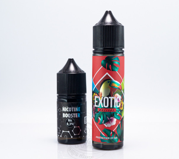Рідина Iva Organic Exotic Desires 60ml 6mg зі смаком апельсина, полуниці та ананаса (набір компонентів)
