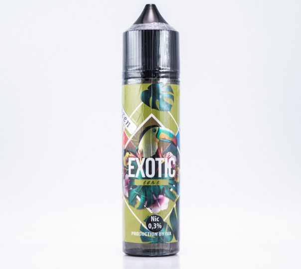 Рідина Iva Organic Exotic Sens FROZEN 60ml 1mg на органічному нікотині зі смаком полуниці та лайма з холодком