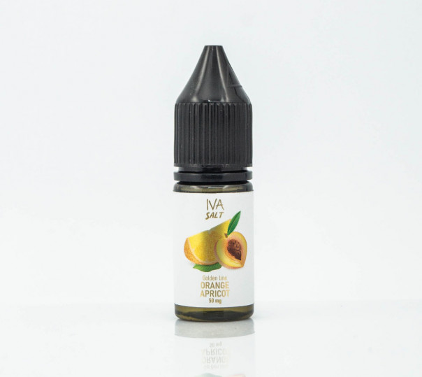 Рідина Iva Salt Orange Apricot 10ml 50mg на сольовому нікотині зі смаком апельсина та абрикоса