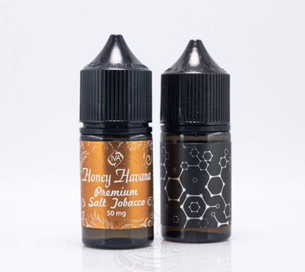 Рідина Iva Salt Honey Havana 30ml 50mg зі смаком тютюну з медом (набір компонентів)