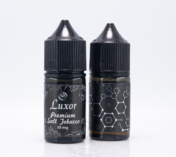 Рідина Iva Salt Luxor 30ml 50mg зі смаком тютюну з чаєм (набір компонентів)