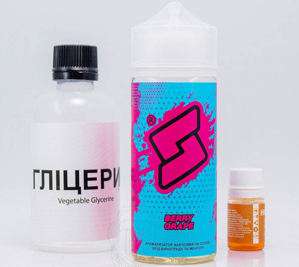 Рідина Bard Organic Berry Grape 120ml 3mg зі смаком ягід та винограду (набір компонентів)