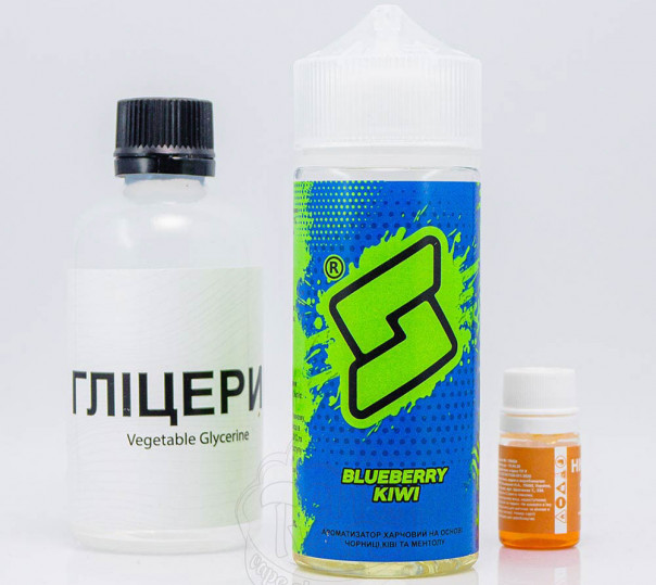 Рідина Bard Organic Blueberry Kiwi 120ml 1.5mg зі смаком чорниці та ківі з холодком (набір компонентів)