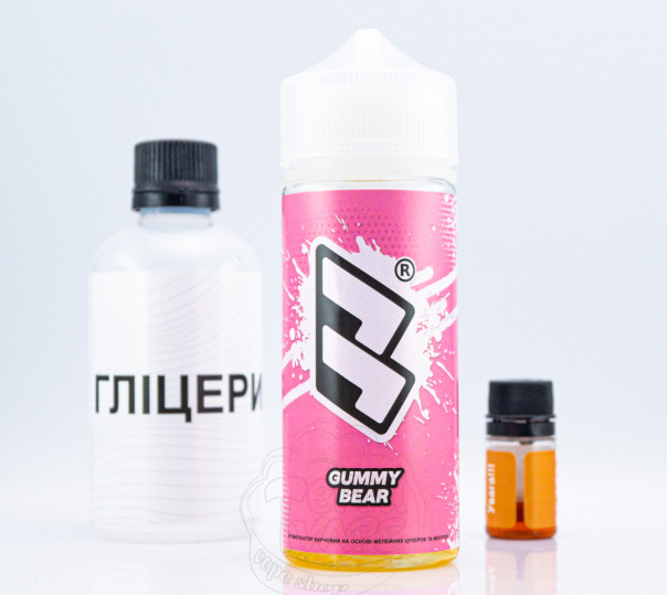 Жидкость Bard Organic Gummy Bear 120ml 6mg со вкусом желейных мишек (набор компонентов)