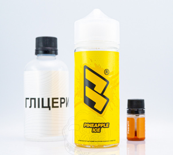 Рідина Bard Organic Pineapple Ice 120ml 1.5mg зі смаком ананасу з льодом (набір компонентів)