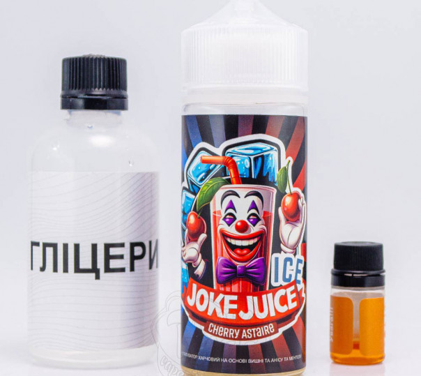 Рідина Joke ICE Organic Cherry Astaire ICE 120ml 6mg зі смаком вишні з холодком (набір компонентів)