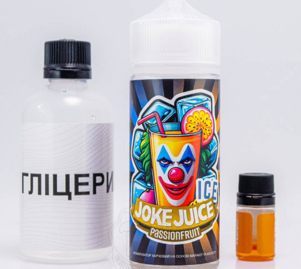 Рідина Joke ICE Organic Passionfruit ICE 120ml 6mg зі смаком маракуї з холодком (набір компонентів)