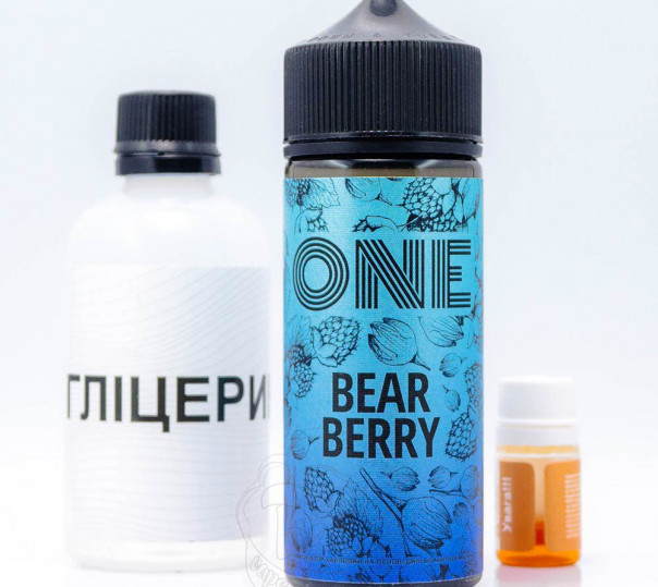 Рідина One Organic Bear Berry 120ml 3mg зі смаком дині та блакитної малини (набір компонентів)