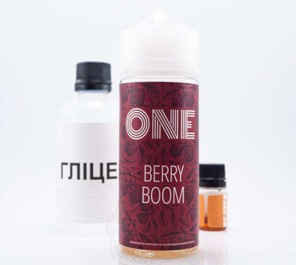 Рідина One Organic Berry Boom 120ml 3mg зі смаком вишні малини та ожини (набір компонентів)