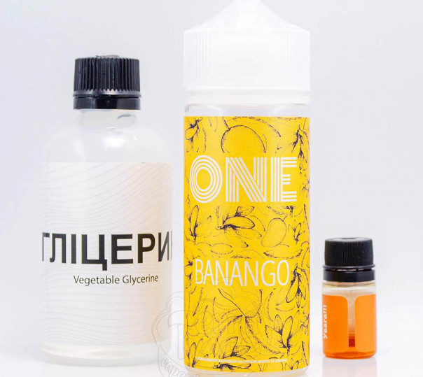 Жидкость One Organic Banango 120ml 3mg со вкусом банана и манго (набор компонентов)
