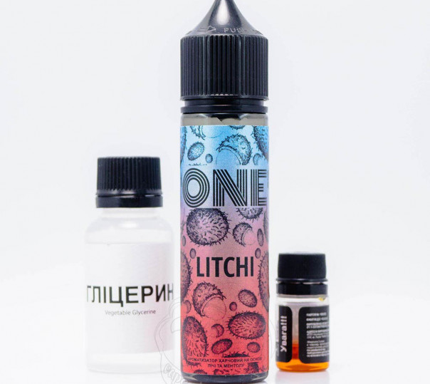 Рідина One Organic Litchi 60ml 0mg зі смаком лічі та ментолу (набір компонентів)
