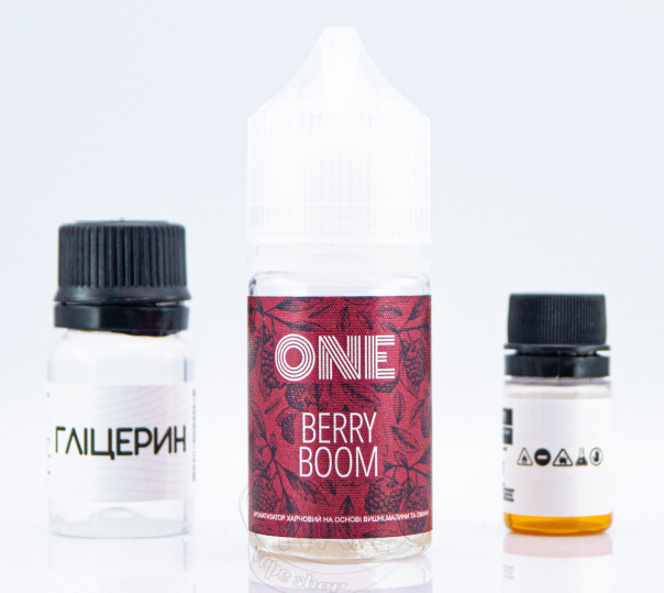 Рідина One Salt Berry Boom 30ml 50mg зі смаком ягід (набір компонентів)