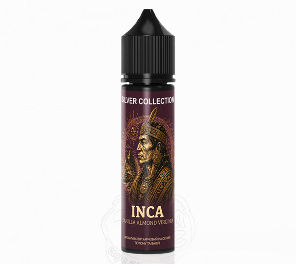 Рідина Silver Collection Organic Inca 60ml 3mg зі смаком тютюну з ваніллю та мигдалем (набір компонентів)