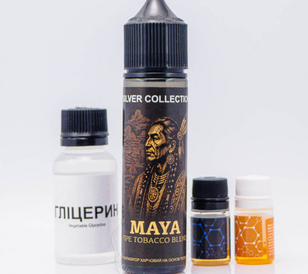Рідина Silver Collection Organic Maya 60ml 3mg зі смаком тютюну (набір компонентів)