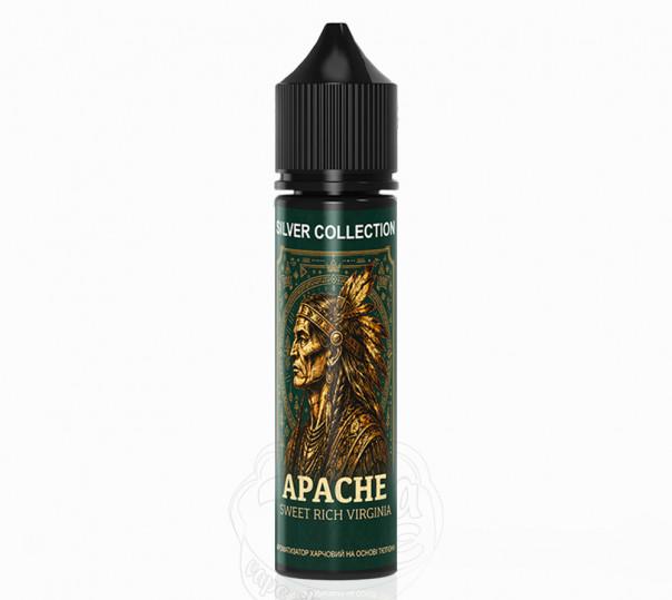 Рідина Silver Collection Salt Apache 60ml 50mg зі смаком тютюну з карамеллю (набір компонентів)