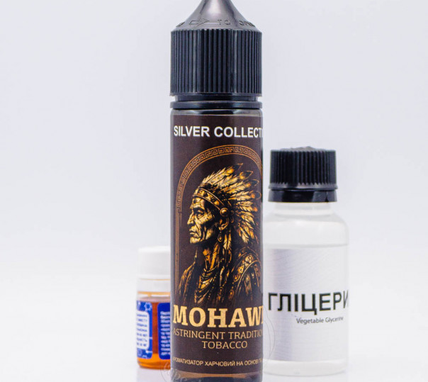 Рідина Silver Collection Salt Mohawk 60ml 50mg зі смаком терпкого тютюну (набір компонентів)