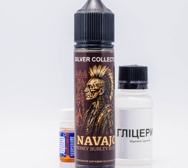 Рідина Silver Collection Salt Navajo 60ml 50mg зі смаком тютюну з медом (набір компонентів)