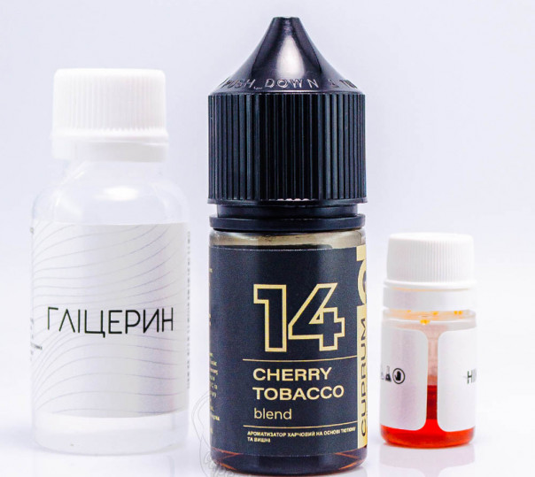 Жидкость Cuprum Collection Salt 14 (Cherry Tobacco Blend) 30ml 50mg со вкусом табака с вишней (набор компонентов)