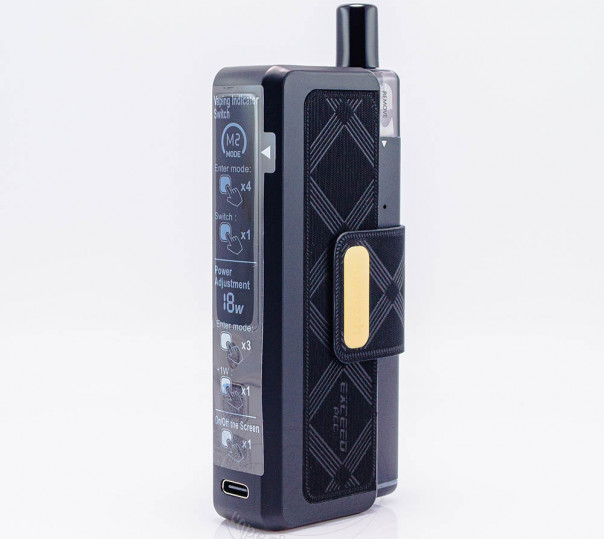 Joyetech Exceed PCC Full Kit 2600mAh (2000mAh + 600mAh) Black Многоразовая POD система