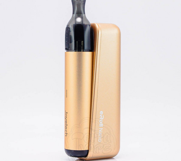 Joyetech eRoll Nano Pod System Kit PCC Box 800mAh + 310mAh Gold Багаторазова POD система