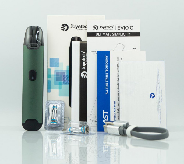 Joyetech Evio C Pod System Kit 800mAh Багаторазова POD система Joyetech Evio C Pod System Kit 800mAh Багаторазова POD система