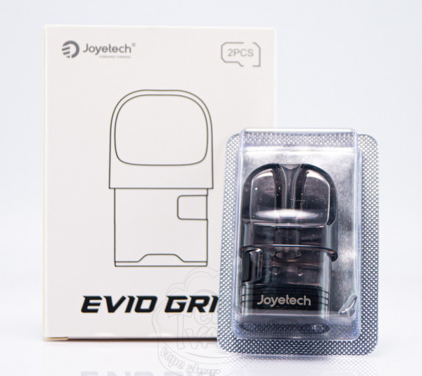 Порожній картридж Joyetech Evio Grip Empty Pod Cartridge для багаторазової POD системи Evio Pod, Solo, C, Box, M, Grip 2.8ml