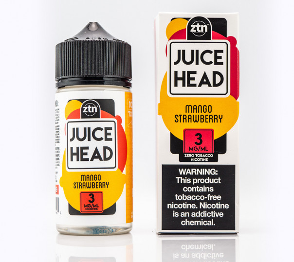 Жидкость Juice Head Organic Mango Strawberry 100ml 3mg на органическом никотине со вкусом манго и клубники