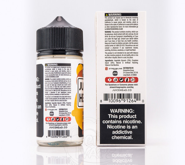 Рідина Juice Head Organic Orange Mango 100ml 3mg на органічному нікотині зі смаком апельсину та манго Рідина Juice Head Organic Orange Mango 100ml 3mg на органічному нікотині зі смаком апельсину та манго