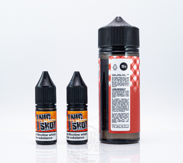 Рідина Just Jam Organic Original 120ml 3mg на органічному нікотині зі смаком полуничного джему