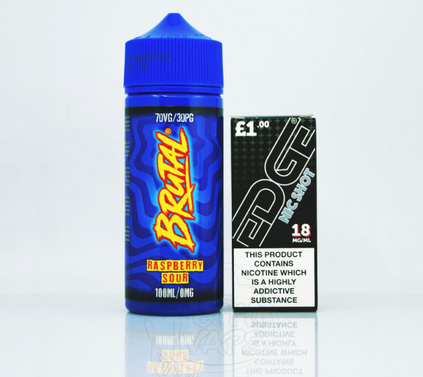 Brutal Raspberry Sour 100ml 0mg без нікотину