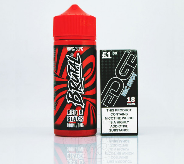 Brutal Red & Black 110ml 1.5mg на органічному нікотині